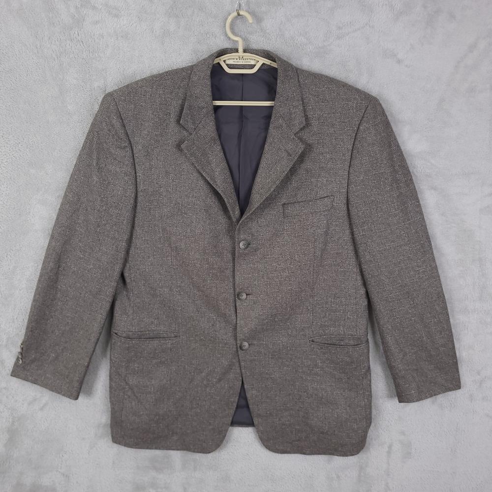 Ermenegildo Zegna Nordstrom Blazer %100 Cashmere Sport Coat Size 48 Canada Union